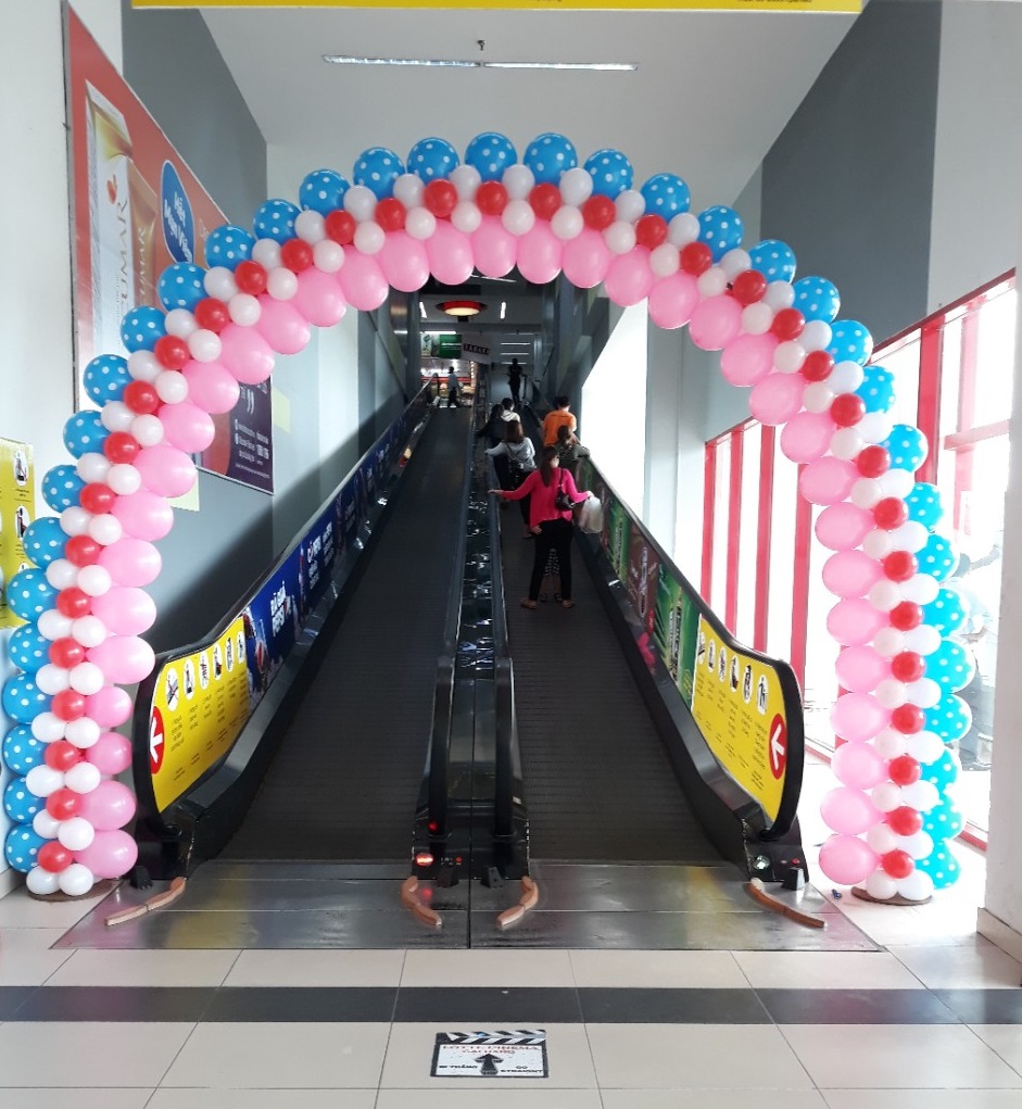 Thi Công Cổng Bong Bóng tại  Siêu Thị Big C và Siêu Thị Lotte Cần Thơ