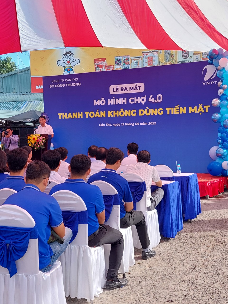 LỄ RA MẮT MÔ HÌNH CHỢ 4.0 - THANH TOÁN KHÔNG DÙNG TIỀN MẶT